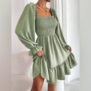 Sage Green Dress